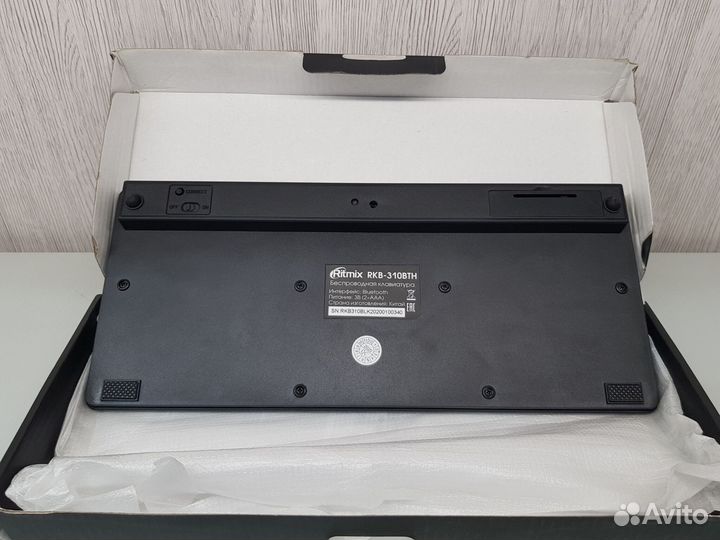 Лучшая Клавиатура Ritmix Rkb-310Bth Black