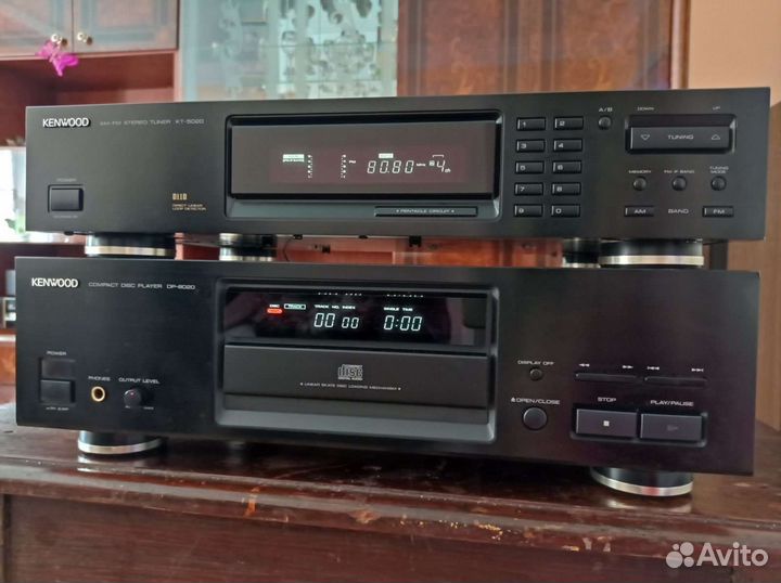 Cd проигрыватель и стерео тюнер Kenwood