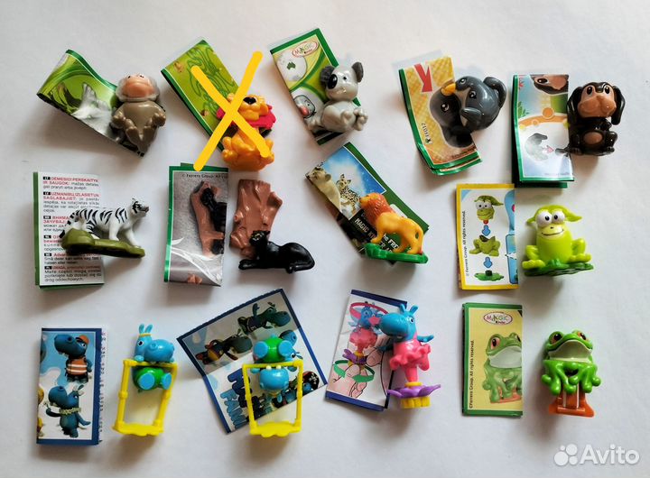 Киндер 4 - игрушки с вкладышами