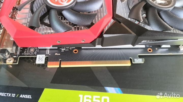 Видеокарта GeForce GTX 1650 gddr6