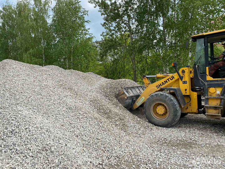 Пгс Песок Щебень Гравий Бой кирпича Асф.крошка
