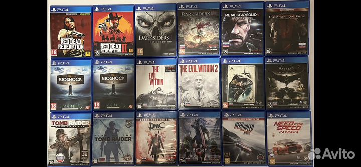 Игры для приставки PS4