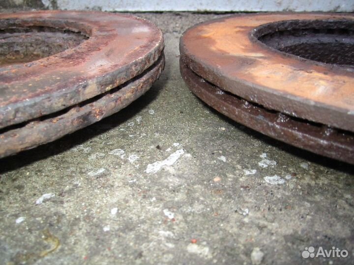 Тормозной диск передний toyota yaris verso 1.4d