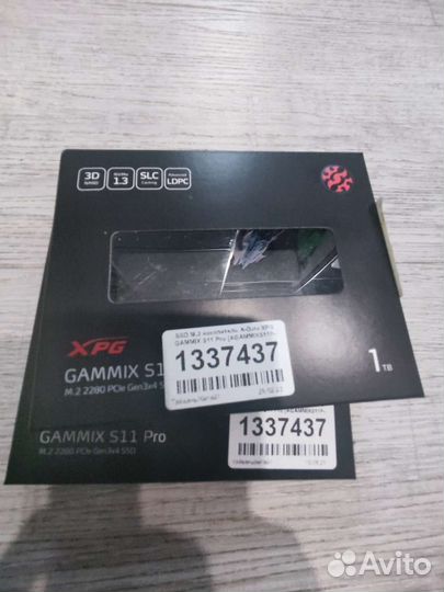 1000 гб SSD M.2 adata XPG gammix S11 Pro