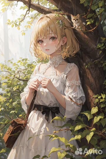 AI Аниме Иллюстрация / AI Портрет