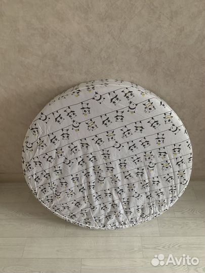 Матрас с чехлом для кроватки