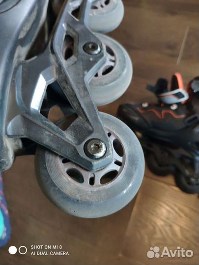 Ролики детские раздвижные oxelo 32 33 34 35 размер