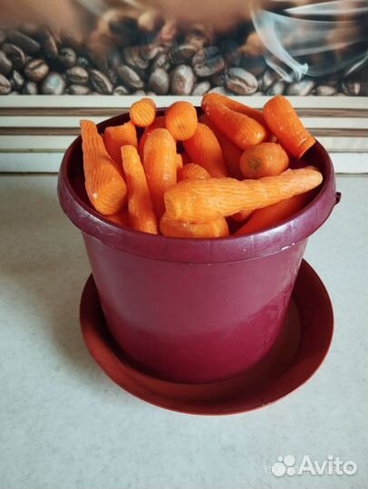 Морковь свежая чищенная