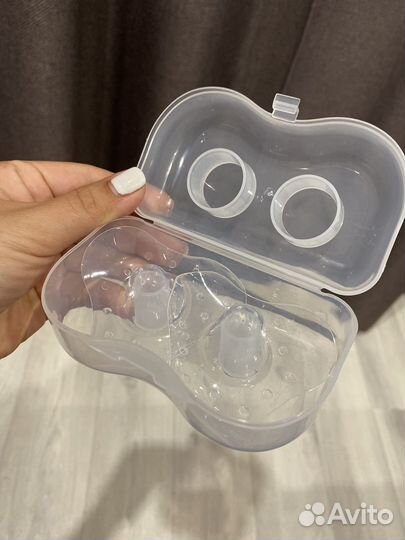 Накладки силиконовые на грудь для кормления