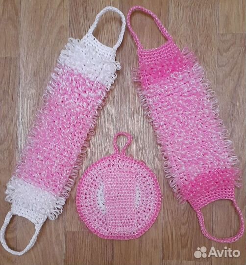 Набор мочалок ручной работы