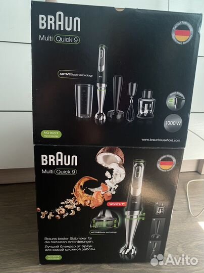 Блендер Braun Multi Quick 9 новый