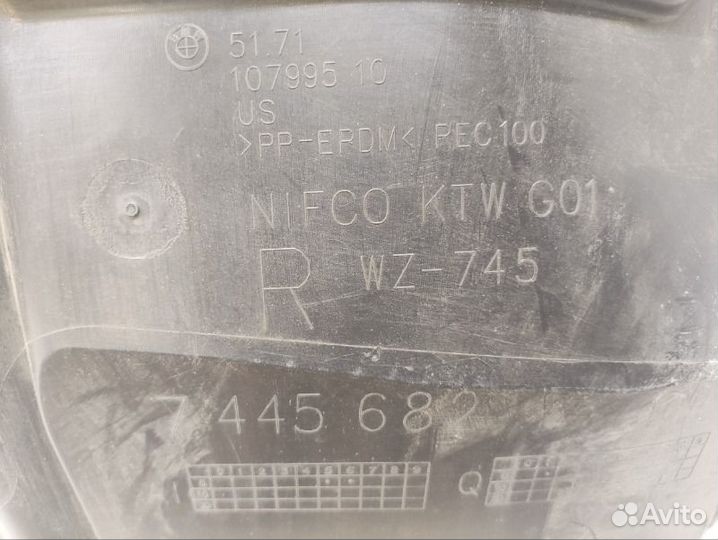 Подкрылок передний правый Bmw X3 G01 2017