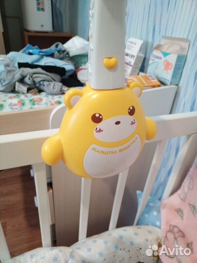 Детский мобиль в кроватку музыкальный