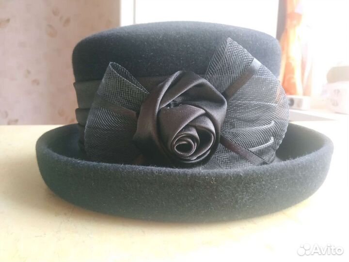 Шляпа фетровая женская