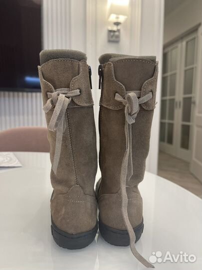 Сапоги детские натуральная замша