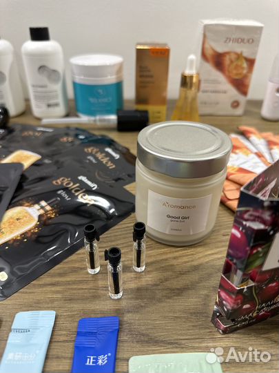 Огромный пакет косметики декоративная уходовая