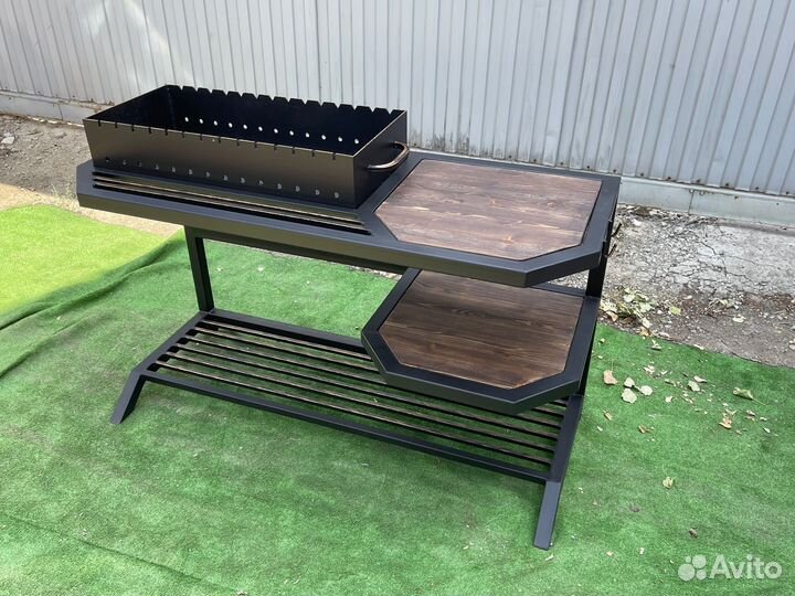 Мангал № 0246/5 с полкой в стиле 