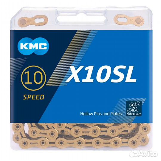 Цепь KMC Gold X9SL X10SL X10EL X11EL X11SL X12