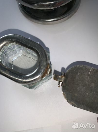 Набор для специй СССР стекло метал