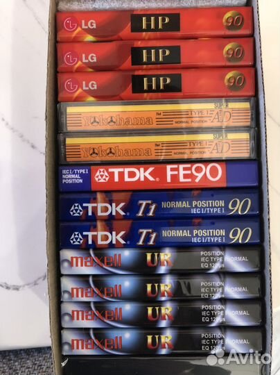 Аудиокассеты мк-60, Lucky, TDK, LG, Maxell