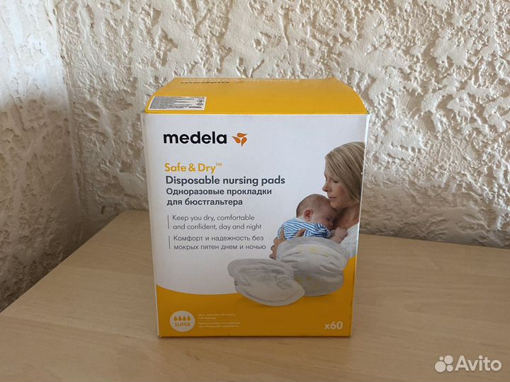 Одноразовые прокладки для бюстгалтера Medela 60 шт