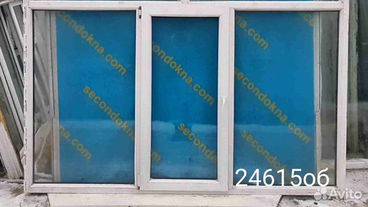 Пластиковое окно Б/У 2070(в) 1460 об х 2420(ш)