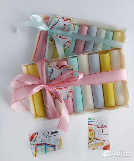 Сладкий подарок мелки из зефира