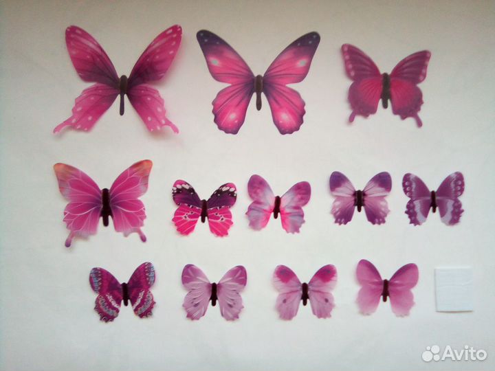 3D Бабочки (светятся)