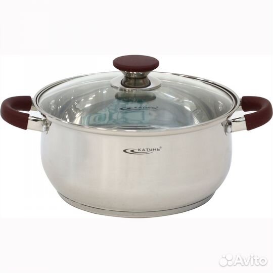 Кастрюля нерж. берта 5,0л Катунь