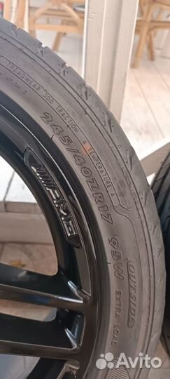 Колеса Mercedes AMG разно широкие 17 диаметр