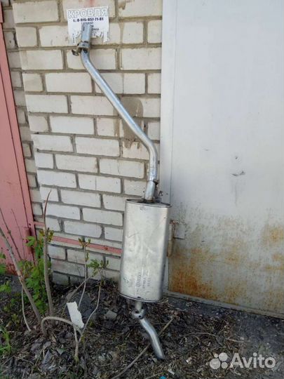 Задний глушитель для Volkswagen Jetta 1990г