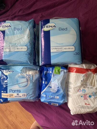 Пеленки одноразовые и Памперсы для взрослых