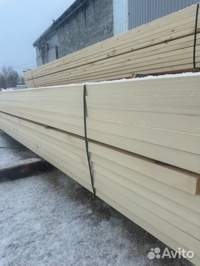 Доска сухая строганная 50х150х6000 (46х146х6000)