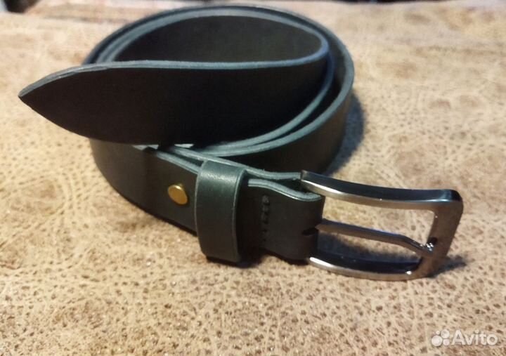 Ремни мужские из натуральной кожи
