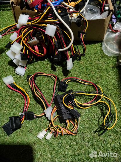 Кибель SATA usb питание видеокарты 6 pin 8 pin