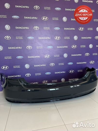 Бампер Задний Volkswagen Polo (15-20) / серый