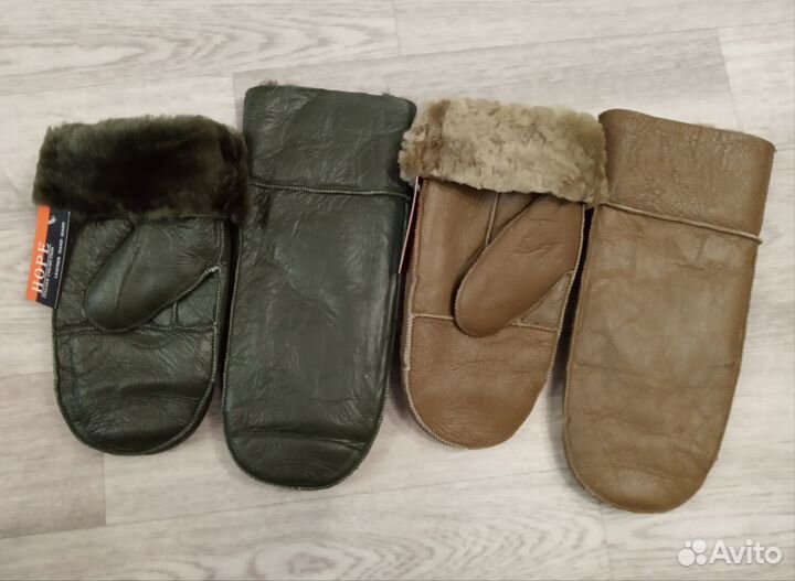 Рукавицы мужские из овчины