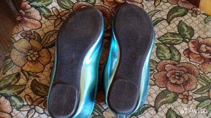 Балетки перламутровые р. 36-37