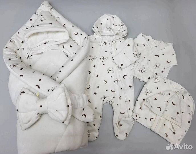 Конверт одеяло на выписку весна