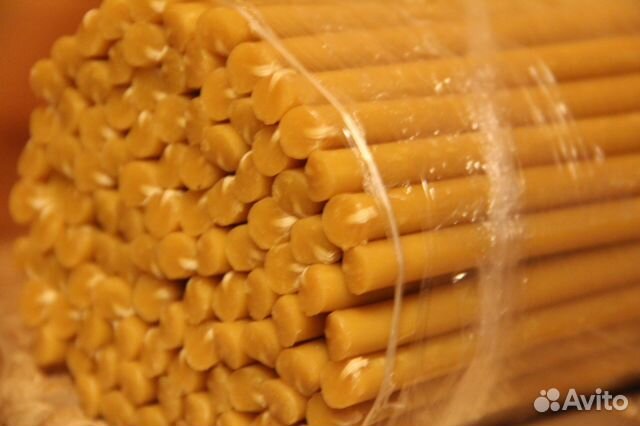 Свечи пчелиный воск гост 50 шт. 1 кг