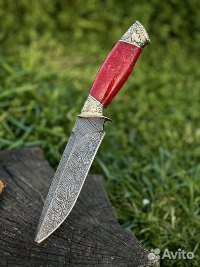 Нож из дамасской стали на подарок