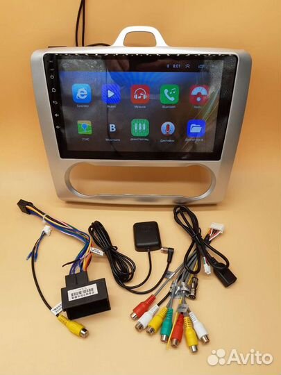 Магнитола андроид Форд Фокус-2 (климат) 2005-11г