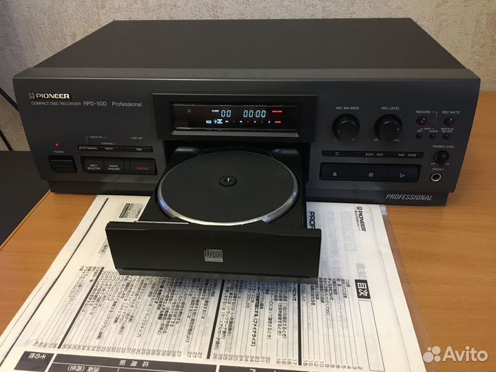 CD recorder pioneer RPD-500 Japan 100 V