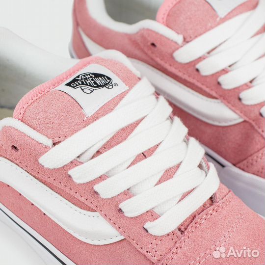 Кеды Vans Knu Skool Pink / White Wmns (арт. 25561)