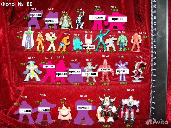 Набор А8 Разные фигурки Марвел Человек Паук и др