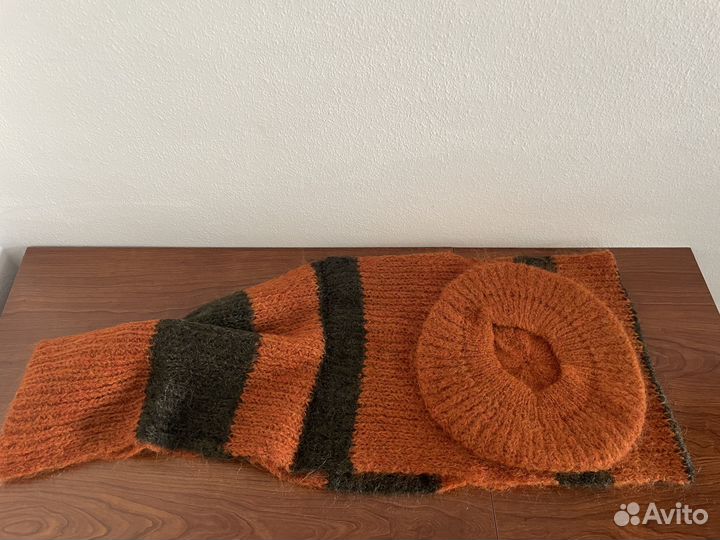 Комплект шапка и шарф женский