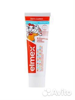 Детская (до 5 лет) зубная паста Элмекс (Норвегия)