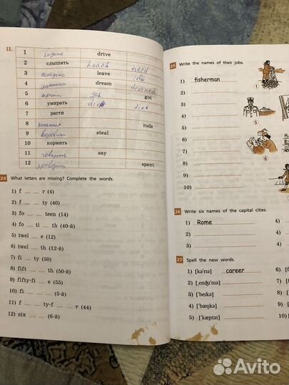 Английский рабочая тетрадь 5 класс Rainbow