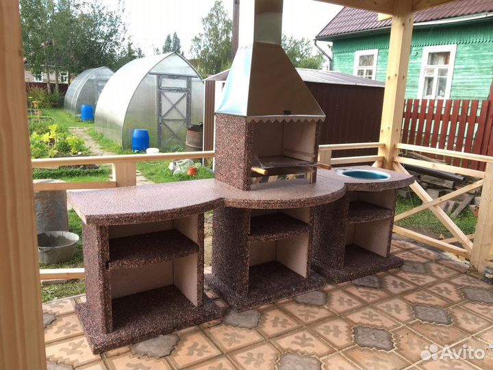 Печи камины барбекю