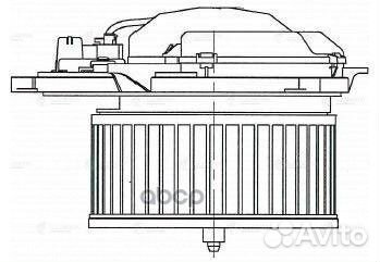 Вентилятор отоп. для а/м Mercedes-Benz ML (W166